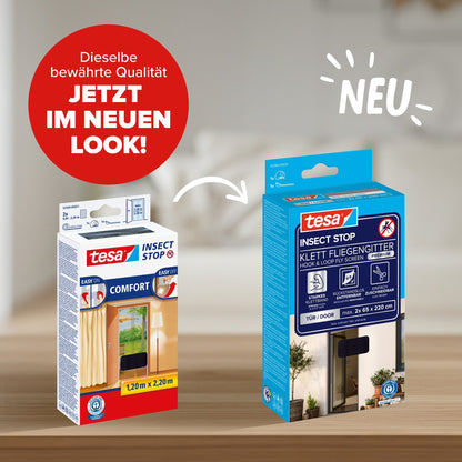 tesa INSECT STOP Klett Fliegengitter Premium für Türen – Produktmerkmale