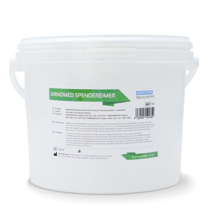 ARNOMED dispenser bucket for non-woven cloth rolls, ideal for disinfection | piece (1 piece)