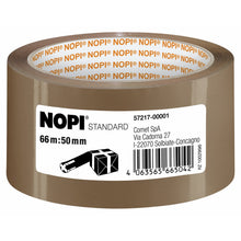 tesa NOPI STANDARD, 66 m x 50 mm, brown