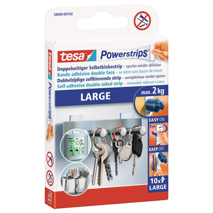 tesa Powerstrips Large Sanitär, weiß