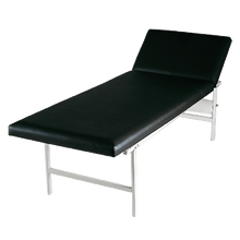Relaxation Room Lounger, Tubular Steel, Adjustable Headrest, Black