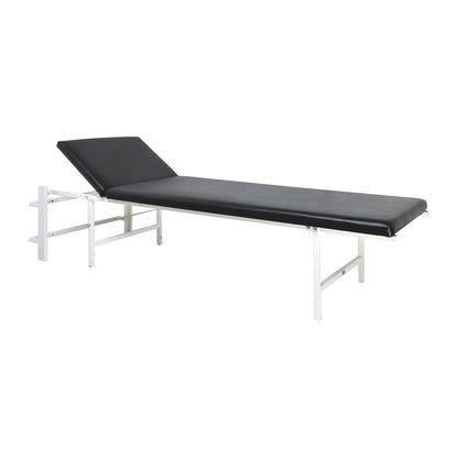 Wandklapp-Ruheraumliege Stahl Kopfteil verst. senkr. Schwarz