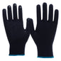 NITRAS knitted gloves, blue