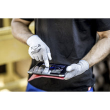 NITRAS antistatic gloves, gray / white