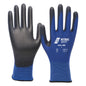 NITRAS SKIN, nylon gloves, blue / black