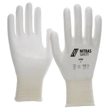 NITRAS cut protection gloves, white