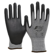 NITRAS CUT B, cut protection gloves, gray / black