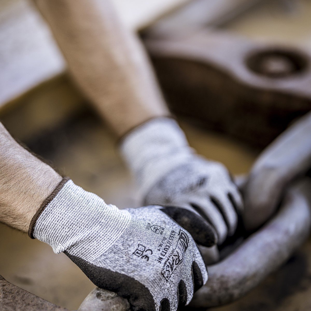 NITRAS CUT C NF, cut protection gloves, gray / black