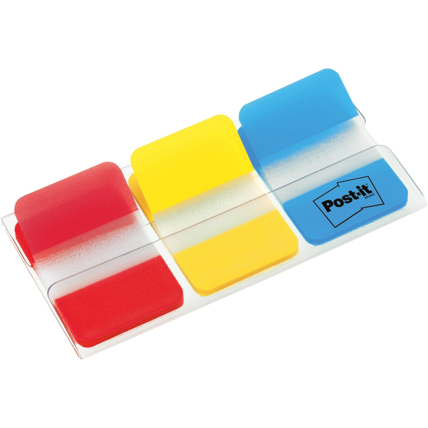 The Post-it® Index Strong Filing Tabs from 3M Deutschland GmbH are delivered in a dispenser with 66 colored standard tabs (25.4 mm x 38.1 mm), making it easy to mark and organize pages.
