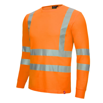 NITRAS MOTION TEX VIZ, high-visibility long-sleeved shirt