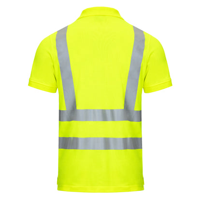 NITRAS MOTION TEX VIZ, high visibility polo shirt