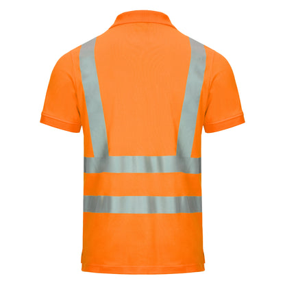 NITRAS MOTION TEX VIZ, high visibility polo shirt