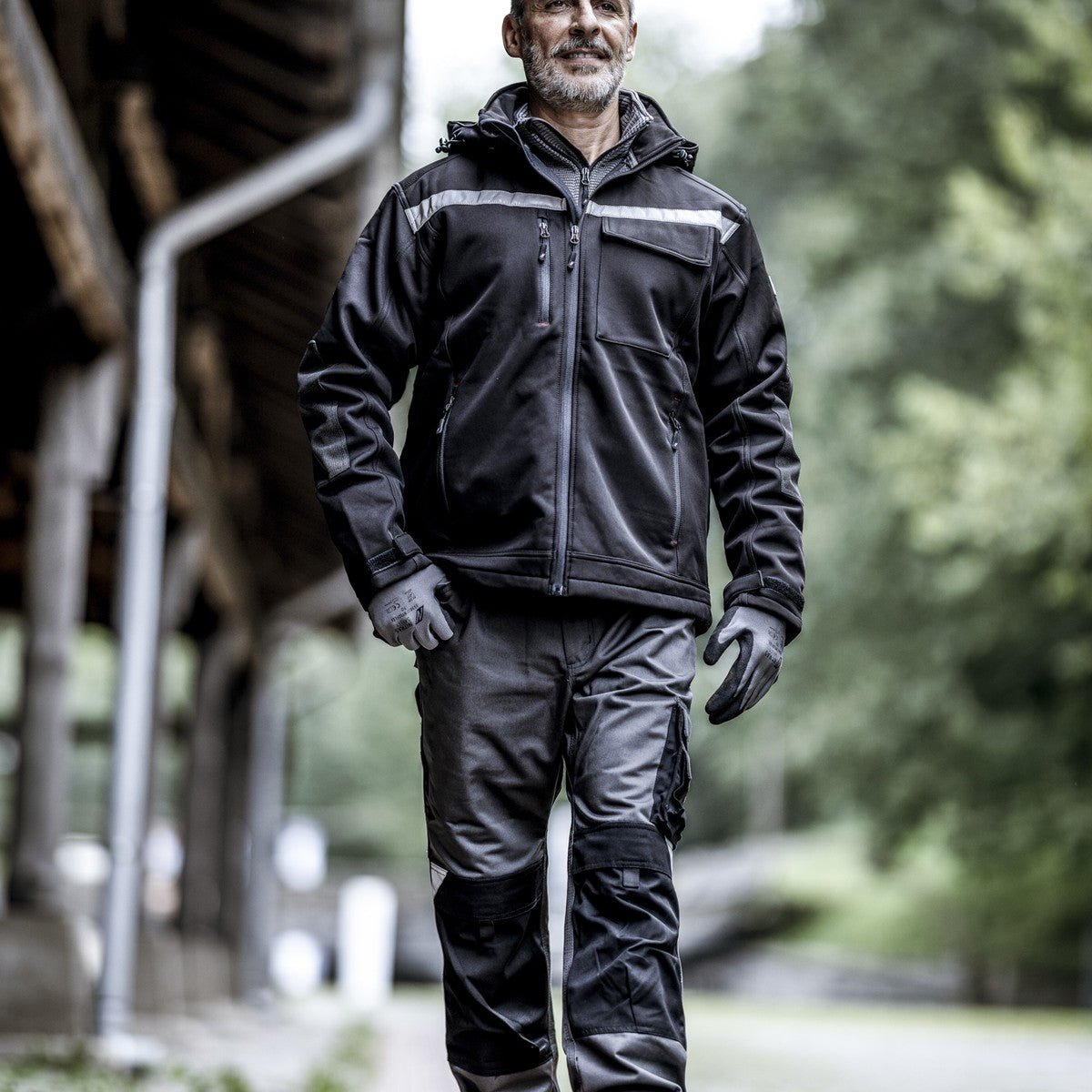 NITRAS MOTION TEX PLUS, softshell jacket, black