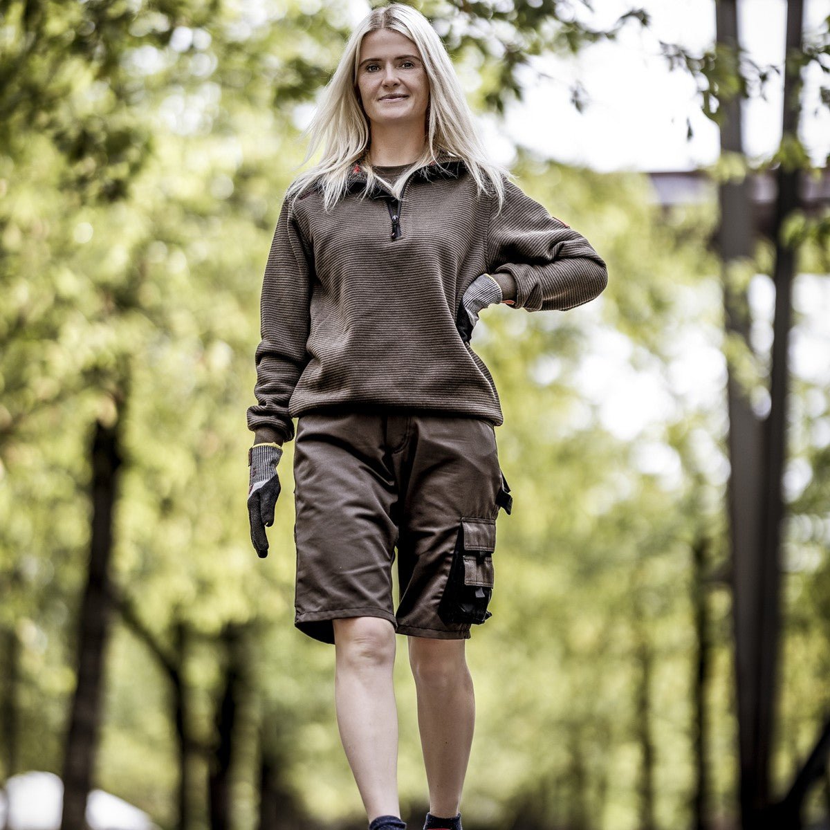 NITRAS MOTION TEX PLUS, sweater, brown