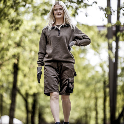 NITRAS MOTION TEX PLUS, sweater, brown