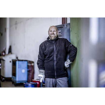 NITRAS MOTION TEX PLUS, fleece jacket, black