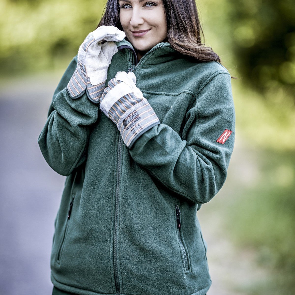 NITRAS MOTION TEX PLUS, fleece jacket, green