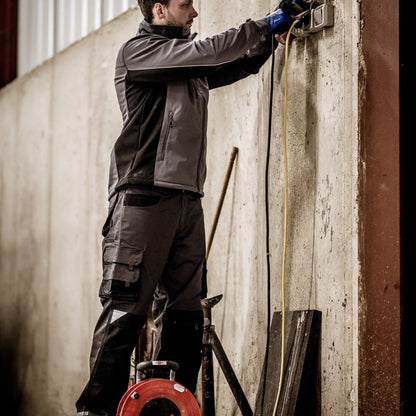 NITRAS MOTION TEX LIGHT, softshell jacket, gray / black