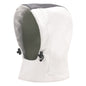 NITRAS removable hood, white / gray, OEKO-TEX polyester: 94%; Elastane: 6% | Pack (1 piece)
