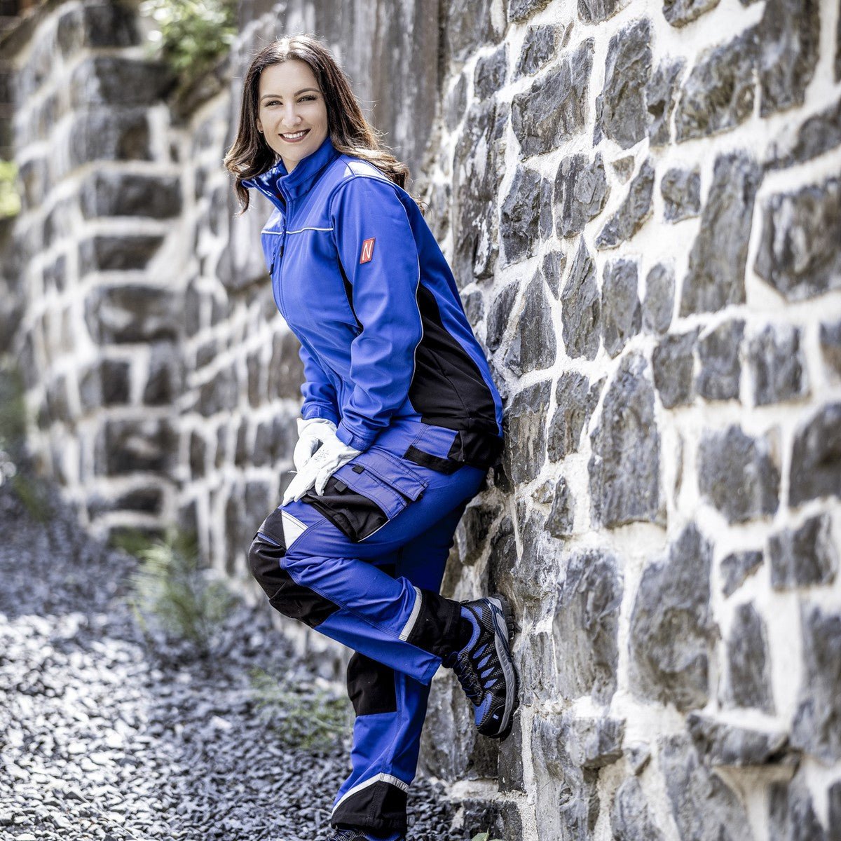 NITRAS MOTION TEX LIGHT, softshell jacket, royal blue / black