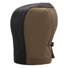 NITRAS removable hood, brown / black, OEKO-TEX polyester: 94%; Elastane: 6% | Pack (1 piece)