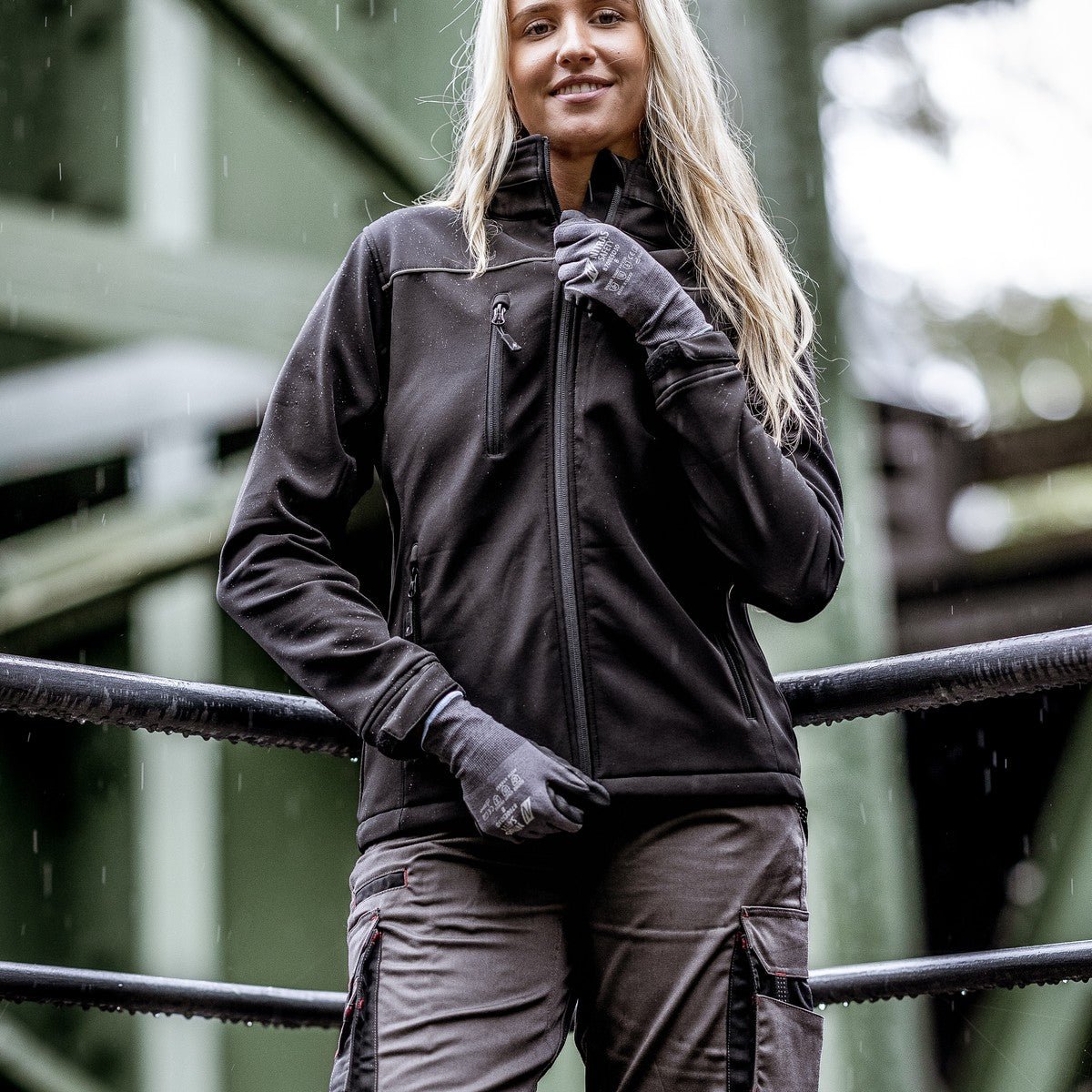 NITRAS MOTION TEX LIGHT, softshell jacket, black