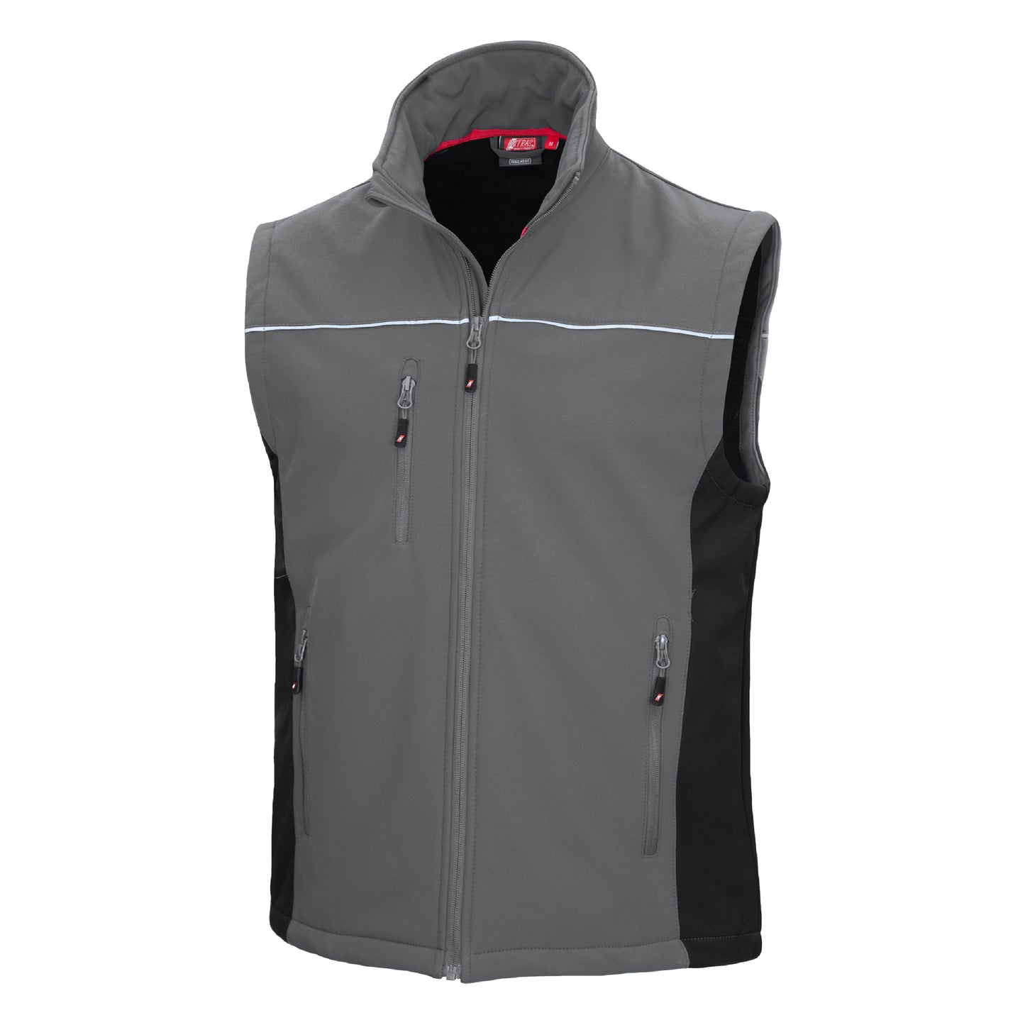 NITRAS MOTION TEX LIGHT, softshell vest, gray / black