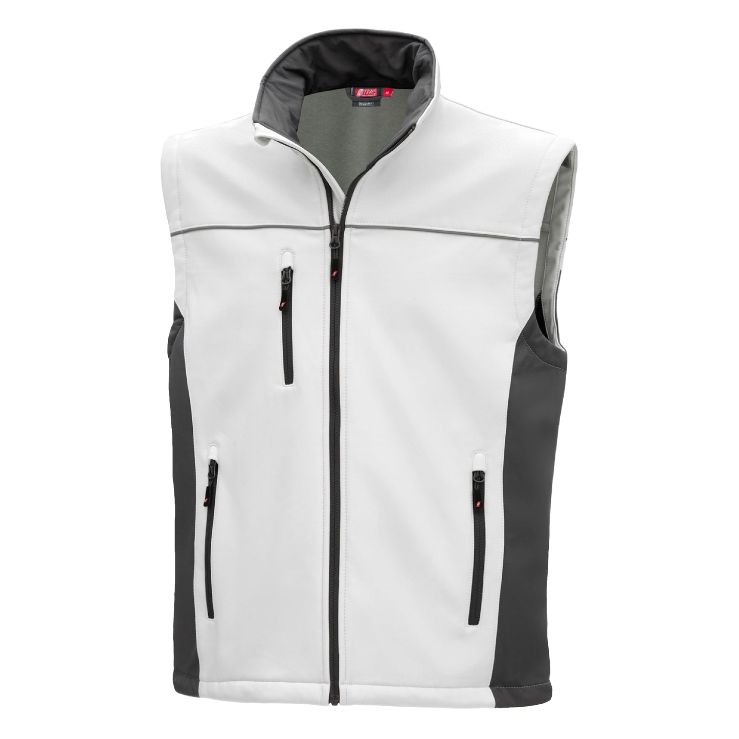 NITRAS MOTION TEX LIGHT, softshell vest, white / gray