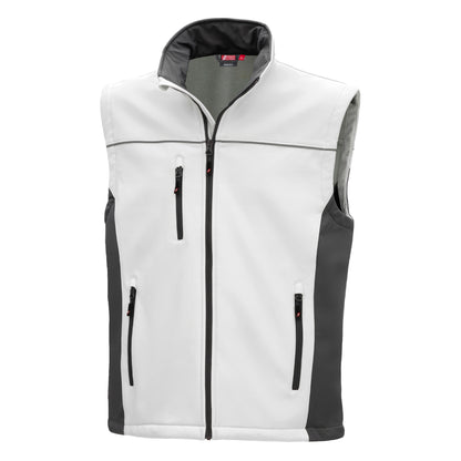 NITRAS MOTION TEX LIGHT, softshell vest, white / gray
