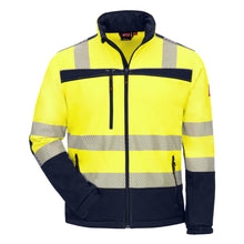 NITRAS MOTION TEX VIZ, high-visibility softshell jacket