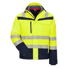 NITRAS MOTION TEX VIZ PLUS, winter high-visibility softshell jacket