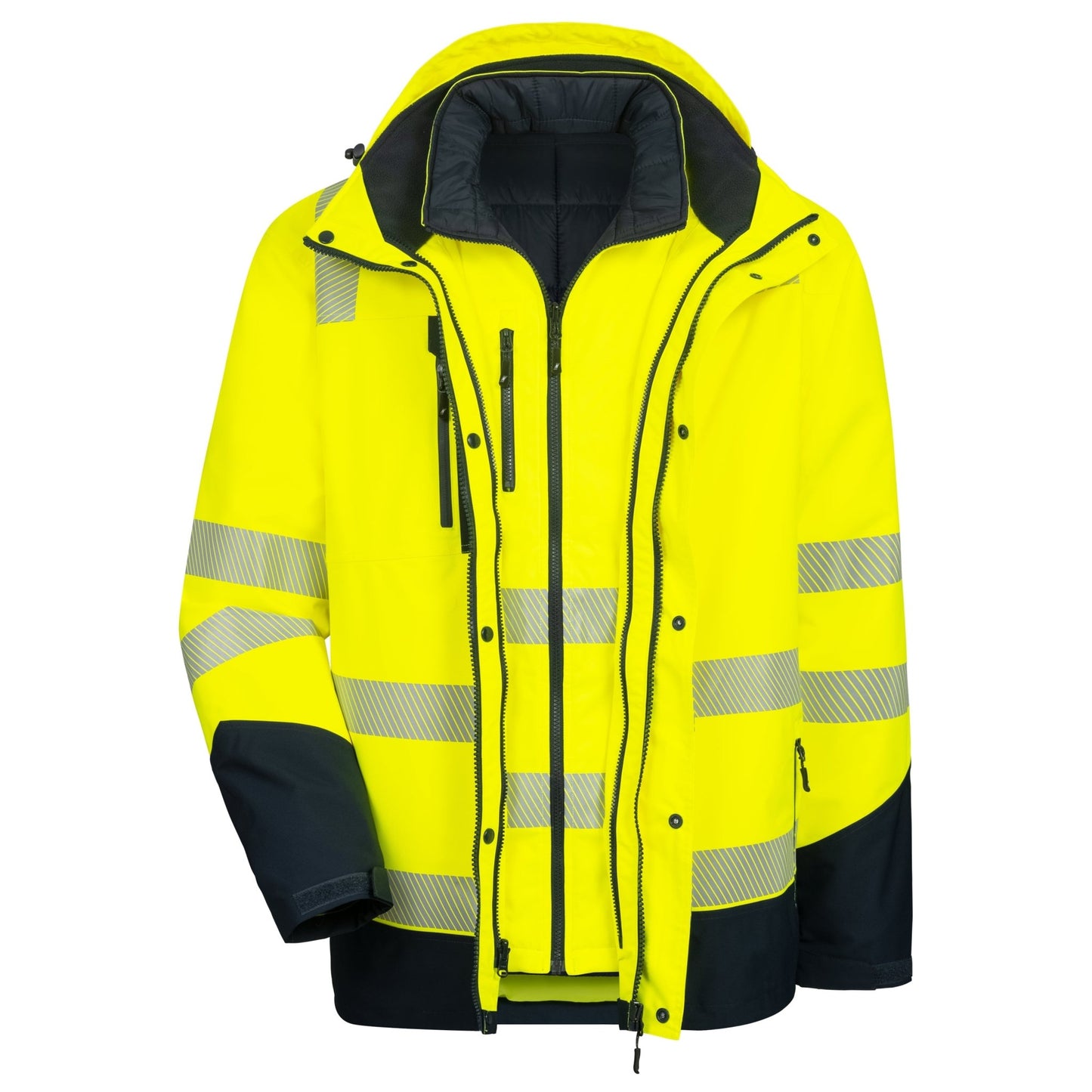 NITRAS MOTION TEX VIZ PLUS, high-visibility multifunctional jacket