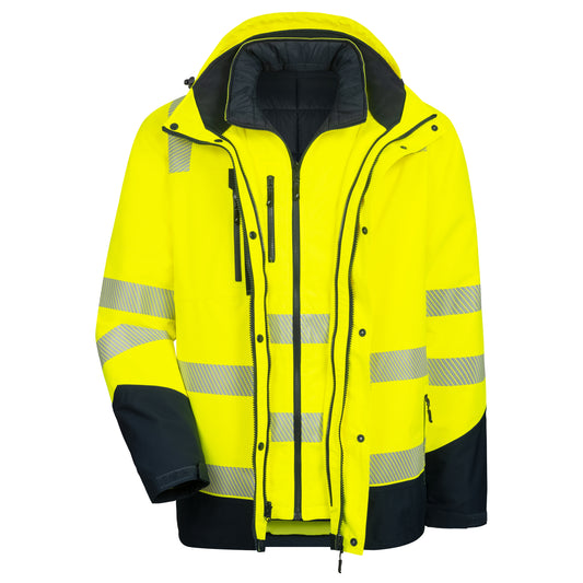 NITRAS MOTION TEX VIZ PLUS, high-visibility multifunctional jacket