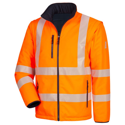NITRAS MOTION TEX VIZ PLUS, high-visibility multifunctional jacket