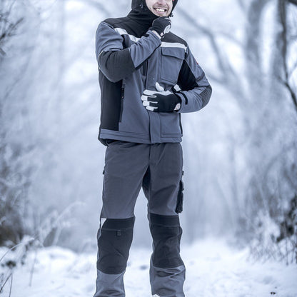 NITRAS MOTION TEX PLUS, winter jacket, gray / black