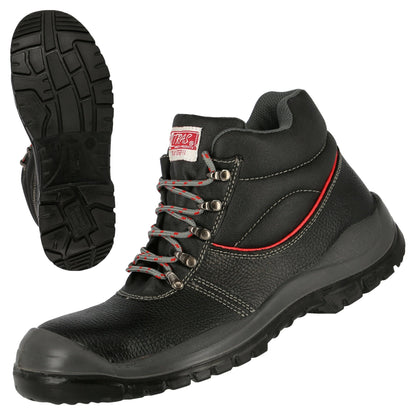 NITRAS STEP MID, S3 safety boots, mid-height, black