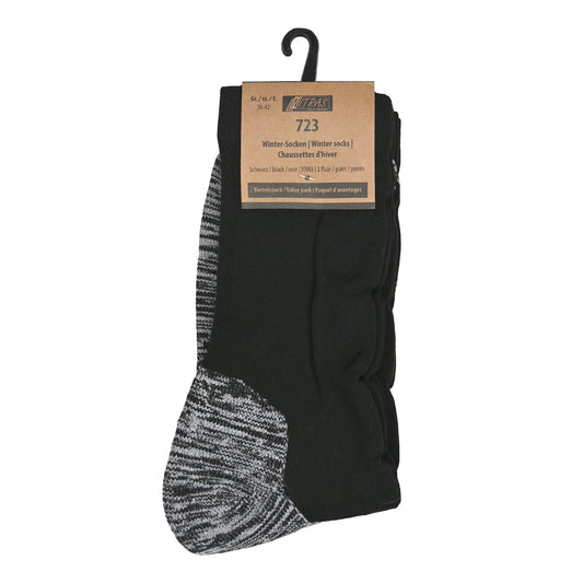 NITRAS winter socks, black