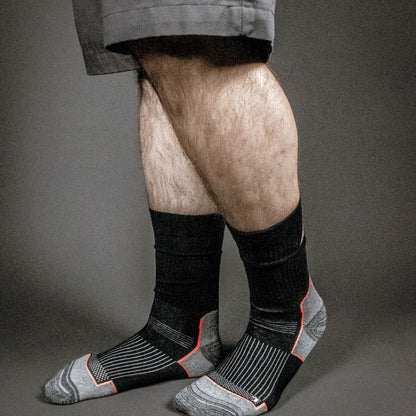 NITRAS All Season socks, black / gray