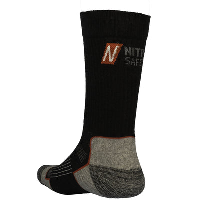 NITRAS All Season socks, black / gray