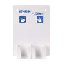 Wall panel for the PFLEGE Desi Infection Control Station with a print