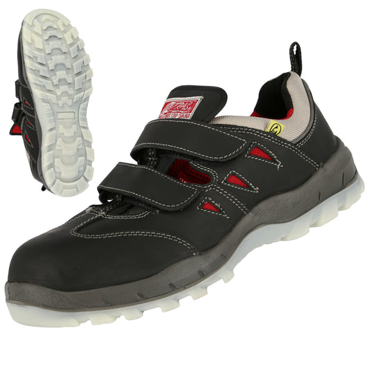 NITRAS SPORT STEP SA, S1P safety sandals, black