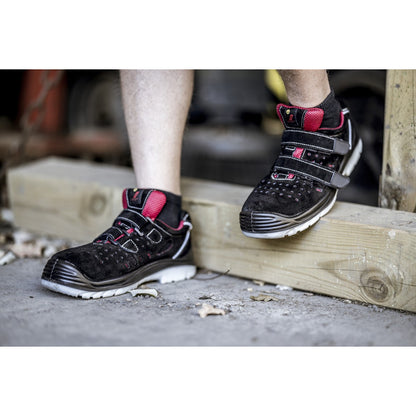 NITRAS EASY STEP SA, S1P safety sandals, black