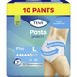 TENA Pants Protect Plus, saugstarke Inkontinenzhose in blauer Verpackung mit 10 Stück