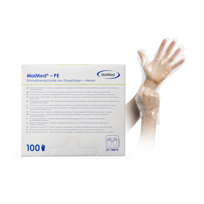 MaiMed-PE disposable gloves made of PE, non-sterile, 100 pieces/box