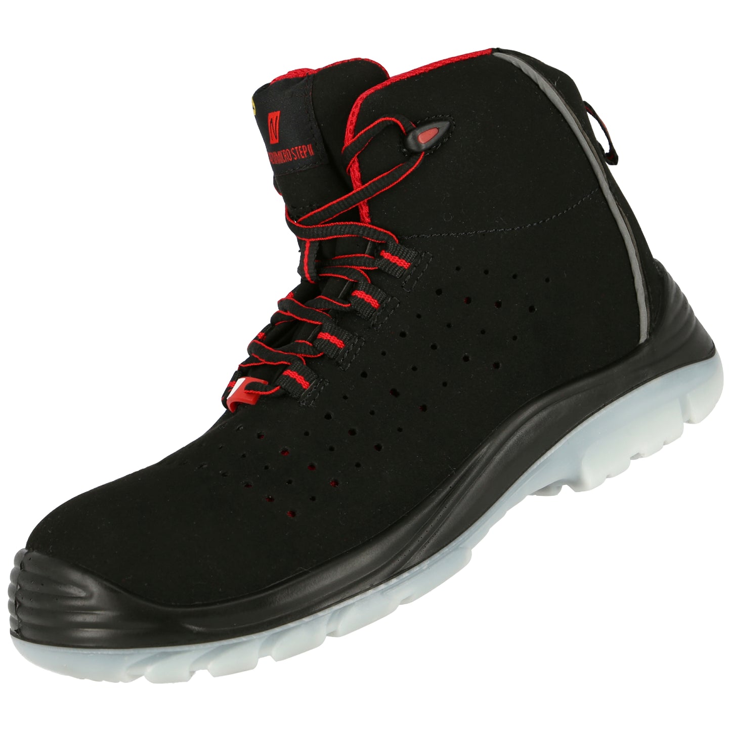 NITRAS MICRO STEP MID, S1 P safety boots, mid-height, black