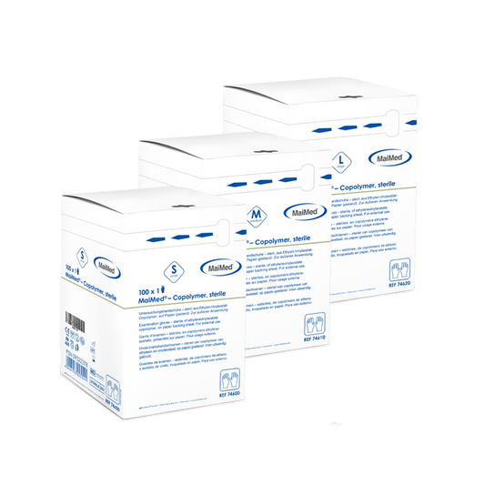 MaiMed copolymer sterile, disposable gloves