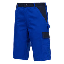 NITRAS MOTION TEX LIGHT, work trousers, short, royal blue / navy blue