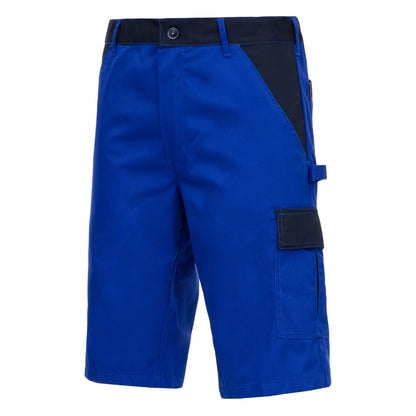 NITRAS MOTION TEX LIGHT, work trousers, short, royal blue / navy blue