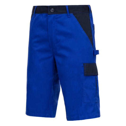 NITRAS MOTION TEX LIGHT, work trousers, short, royal blue / navy blue