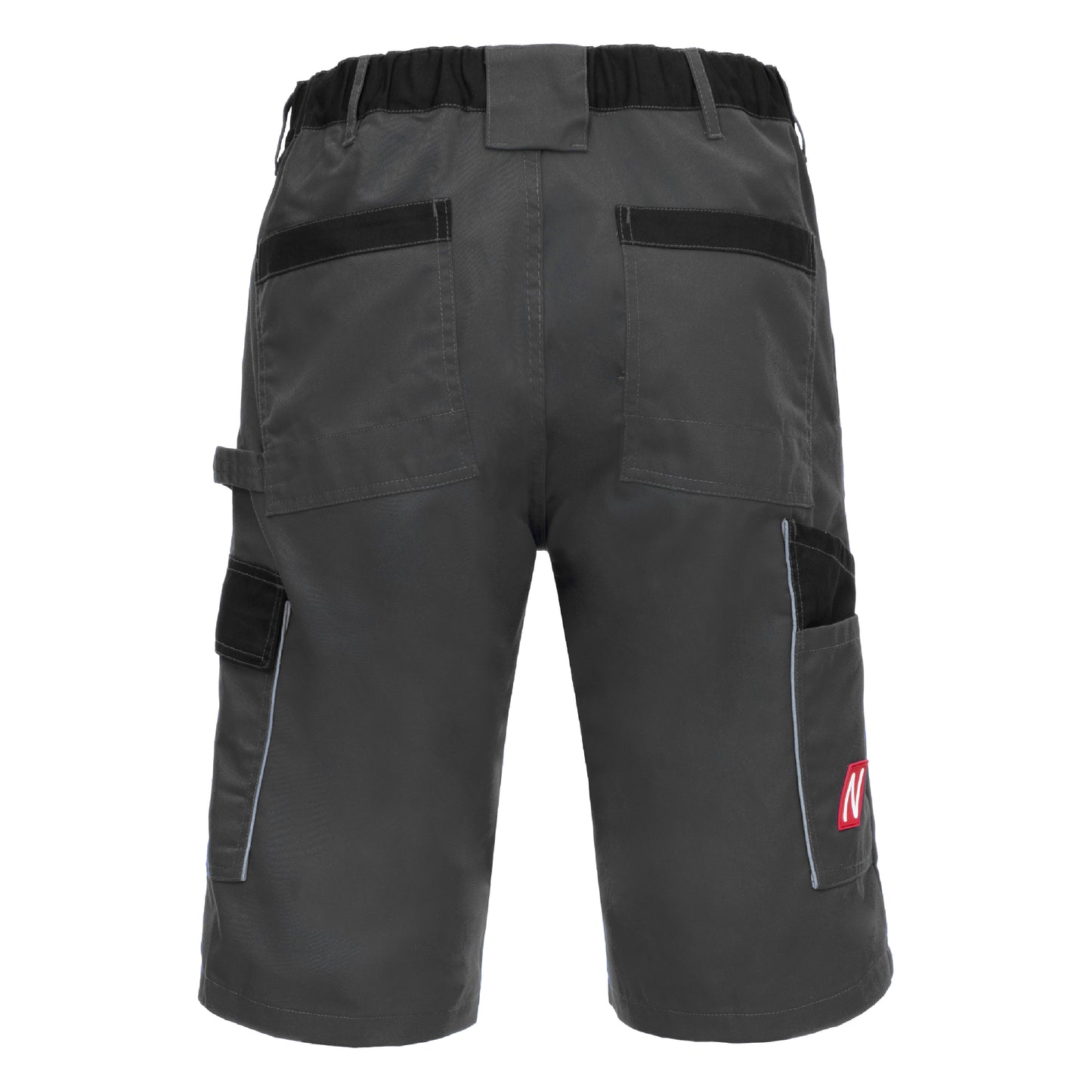 NITRAS MOTION TEX LIGHT, work trousers, short, gray / black